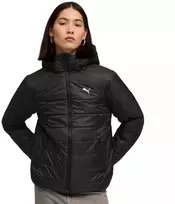 Puma ESS moteriška dygsniuota striukė su gobtuvu, juoda 685231 01