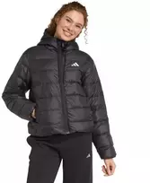 Moteriška adidas Essentials Climawarm lengva pūkinė striukė su gobtuvu Juoda KC1580