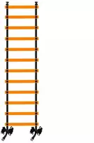 Treniruočių kopėtėlės 5 m - 12 pakopų, oranžinės DT10-4M-O
