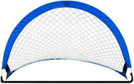 Smj Išskleidžiami futbolo treniruočių vartai – mėlyni (D) 183x104x104 cm