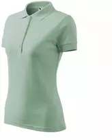 Moteriški piko audinio polo marškinėliai (šalavijo spalvos)