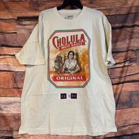 Cholula Hot Sauce Men's Cream 2XL 100% Cotton Graphic Tee Unisex T-Shirt XL