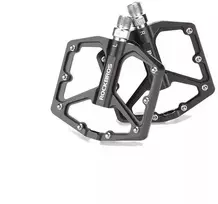 Rockbros juodi platforminiai dviračio pedalai