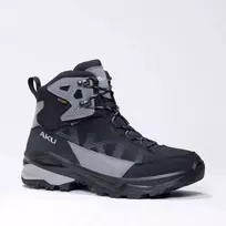 Vyriški trekingo sportiniai batai Adapta Gore-tex odiniai pilki juodi Aku