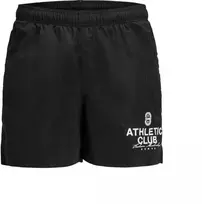 Jack&Jones JPSTMAUI Raukšlėto nailono plaukimo šortai SS25 12285513 JUODA/RYŠKI BALTA