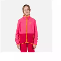 Vaikiškas/Jaunimo Džemperis su Užtrauktuku Rossignol Strawpile Fleece Fz Rožinė