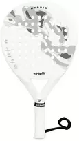 VIRTUFIT HIBRIDINĖ PADEL RAKETĖ - BALTA-PILKA