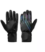 Žieminės Dviračių Pirštinės Juodos 2XL Rockbros