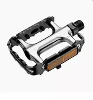 MTB pedalai VP-E196 Sidabriniai Juodi Blister
