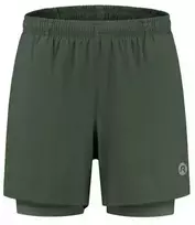 Rogelli 2-in-1 ESSENTIAL šortai žali XL