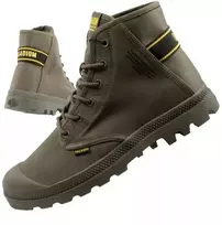 Vyriški Palladium Pampa Hi Dare II aukštos aulinės sportbačiai chaki