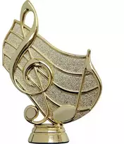 Plastikinė muzikanto figūrėlė – muzikos natos F228/G