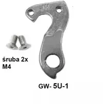 Galinis pavarų perjungėjo laikiklis skirtas GW-5u-1 rėmui