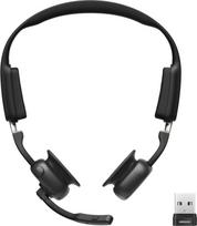 Shokz OpenMeet UC Wireless Bluetooth Bone Conduction Videoconferencing Headset with USB-A adapter