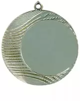 Sidabrinis medalis su vieta 50 mm emblemai - plieno medalis