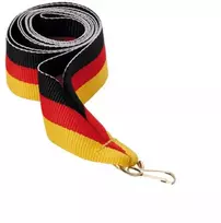 11 mm juosta - juoda, raudona ir geltona