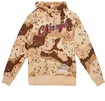 Mitchell & Ness NBA Chicago Bulls Camo atspindintis bliuzonas su gobtuvu