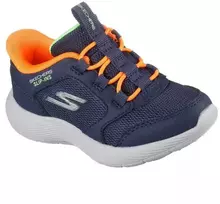 Skechers Slip-ins Dyna-Lite - Turbo-Brisk Buddies 403904N-NVOR NVY-ORNG