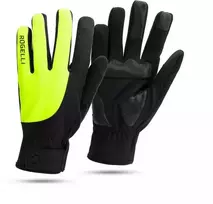 Rogelli CORE II žiemos pirštinės juodos-fluorescencinės 3XL