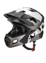 Rockbros Vaikų šalmas su skydeliu, 48-54cm, juodas