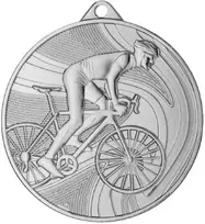 Sidabro medalis - dviračių sportas - plieno medalis