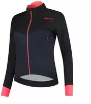 Rogelli CONTENTA moteriška juoda ir rožinė striukė XS