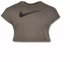Moteriškas Nike Swoosh Sportinis Crop Top'as - AR3064-266