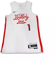 Nike Filadelfijos 76ers Swingman marškinėliai Miesto leidimas 22 James Harden T-shirt - DO9606-107