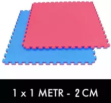 Mankštos kilimėlis su saugos sertifikatu - Dėlionės tipo 1x1m Tatamis 2 cm