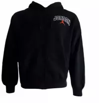 Air Jordan Brooklyn Fleece džemperis su gobtuvu ir pilnu užtrauktuku, juodas - IB7908-010