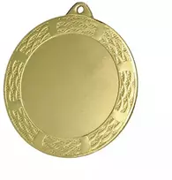 Bendras auksinis medalis su vieta lipdukui