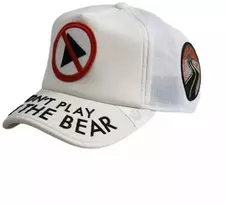 Goorin' Bros. Nekrečia meškos "Don't Play Poke The Bear" "Trucker" kepurė - 101-1741-WHI