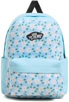 Vans Old Skool Grom kuprinė 18L, skaidriai mėlynos gėlių rašto, vaikams, mokyklinė kuprinė - VN000H56CAU1