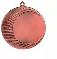 Bronzinis medalis su vieta 50 mm ženkleliui - plieno medalis