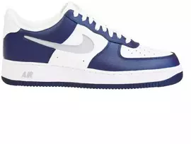 Nike Air Force 1 '07 Žemi Vyriški Sportbačiai Balta, Tamsiai Mėlyna, Pilka - DV3501-400