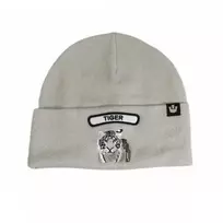 Goorin Bros. Soft Rock Tigrinė Beanie Sidabrinė Vilnos Žieminė Kepurė - 107-1798-SIL