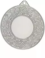Sidabrinis generalinis medalis su vieta 25 mm emblemai - plienas
