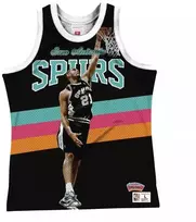 Mitchell & Ness NBA San Antonio Spurs Tim Duncan marškinėliai be rankovių