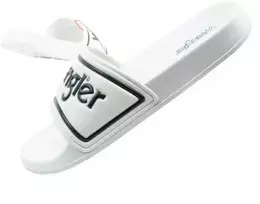 Wrangler Averell Slider vyriškos sportinės šlepetės, patogios baltos