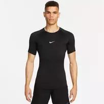 Nike Pro prigludusio silueto trumpomis rankovėmis Dri-FIT treniruočių marškinėliai FB7932-010