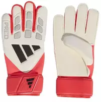 adidas Predator Match vartininko pirštinės baltos ir raudonos KA7783
