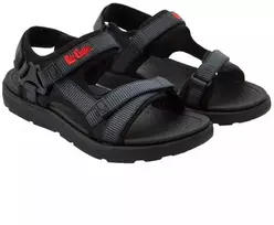 Lee Cooper vyriški vasaros paplūdimio sandalai su lipukais, šviesiai mėlyni, juodi