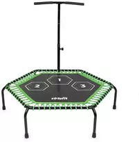 VIRTUFIT Fitness Pro batutas su rankena - juodas - 127 cm