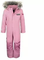 Trollkids Kirkenes sniego kostiumas mergaitėms, atsparus sniegui ir vandeniui, rožinis (387-231)