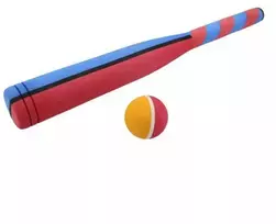 Putplastinė beisbolo lazda su kamuoliuku