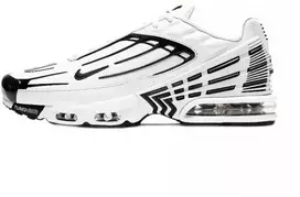 Nike Air Max Plus 3 Vyriški sportbačiai Balti/Juodi - CK6716-100