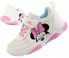 Leomil vaikiški sportiniai bateliai Minnie Mouse su lipdukais ir LED lemputėmis