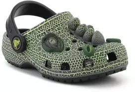 CROCS CLASSIC IAM SCARY DINO CLOG T vaikiškos klumpės, juodos, 211372-001