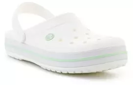 CROCS CROCBAND, BALTA/ŠVIESIAI ŽALIA 11016-1YL