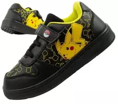 Lengvi „Leomil“ vaikiški sportiniai bateliai „Pokemon“, užsegami „velcro“ dirželiais, juodos spalvos